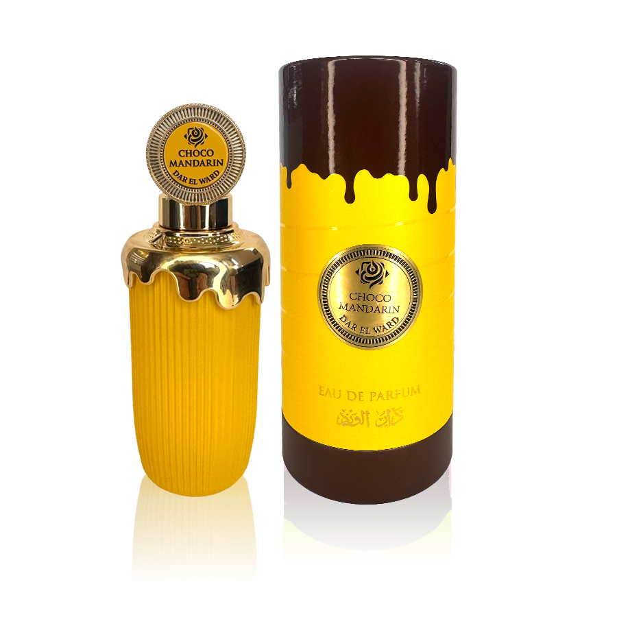 Dar El Ward Choco Mandarin 100ml EDP parfüm és doboza