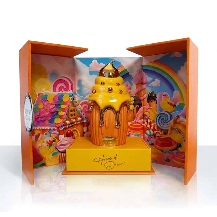 House of Dreams - Mandarin Exotic parfüm doboza nyitva